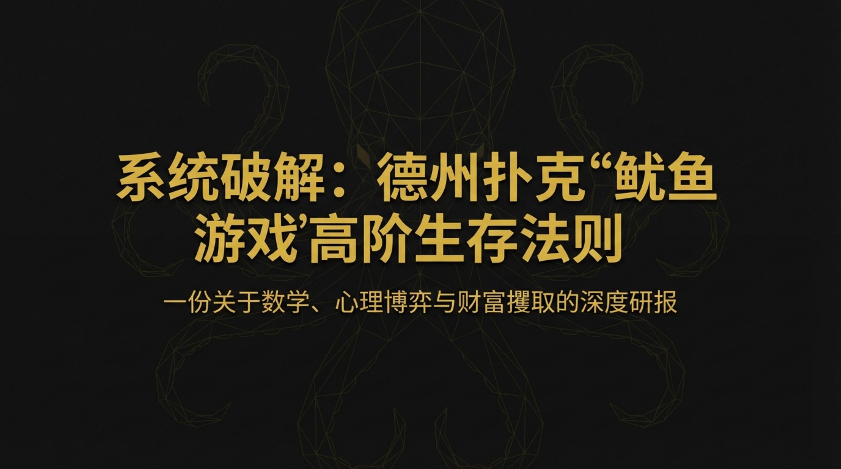 德州扑克牌局风险与人性博弈资料预览第1页